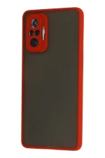 Newface Xiaomi Redmi Note 10 Pro Kılıf Montreal Silikon Kapak - Kırmızı - Görsel 3