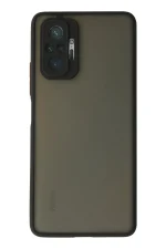 Newface Xiaomi Redmi Note 10 Pro Kılıf Montreal Silikon Kapak - Siyah