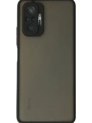 Newface Xiaomi Redmi Note 10 Pro Kılıf Montreal Silikon Kapak - Siyah