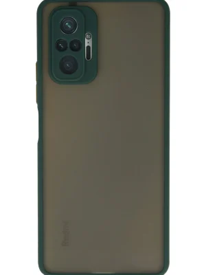 Newface Xiaomi Redmi Note 10 Pro Kılıf Montreal Silikon Kapak - Yeşil