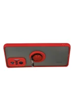 Newface Xiaomi Redmi Note 10 Pro Kılıf Montreal Yüzüklü Silikon Kapak - Kırmızı - Görsel 3