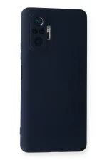 Newface Xiaomi Redmi Note 10 Pro Kılıf Nano içi Kadife Silikon - Lacivert - Görsel 2