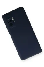 Newface Xiaomi Redmi Note 10 Pro Kılıf Nano içi Kadife Silikon - Lacivert - Görsel 3