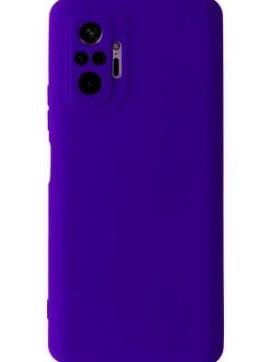 Newface Xiaomi Redmi Note 10 Pro Kılıf Nano içi Kadife Silikon - Mor