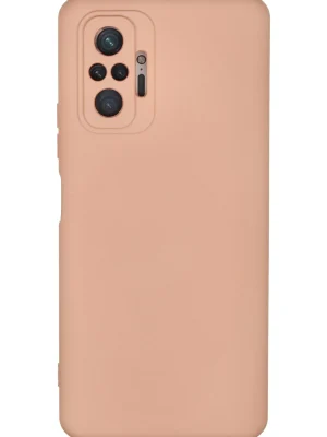 Newface Xiaomi Redmi Note 10 Pro Kılıf Nano içi Kadife Silikon - Pudra