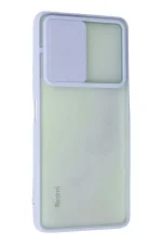 Newface Xiaomi Redmi Note 10 Pro Kılıf Palm Buzlu Kamera Sürgülü Silikon - Lila - Görsel 3