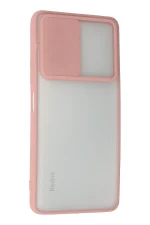 Newface Xiaomi Redmi Note 10 Pro Kılıf Palm Buzlu Kamera Sürgülü Silikon - Pembe - Görsel 3