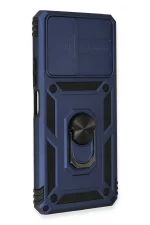 Newface Xiaomi Redmi Note 10 Pro Kılıf Pars Lens Yüzüklü Silikon - Lacivert - Görsel 2