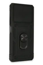 Newface Xiaomi Redmi Note 10 Pro Kılıf Pars Lens Yüzüklü Silikon - Siyah - Görsel 2