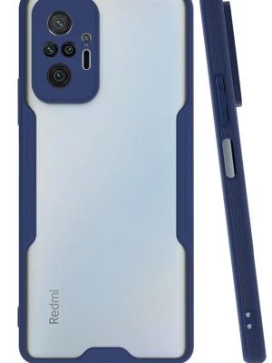 Newface Xiaomi Redmi Note 10 Pro Kılıf Platin Silikon - Lacivert