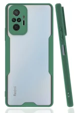 Newface Xiaomi Redmi Note 10 Pro Kılıf Platin Silikon - Yeşil