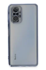 Newface Xiaomi Redmi Note 10 Pro Kılıf Razer Lensli Silikon - Açık Mavi - Görsel 2