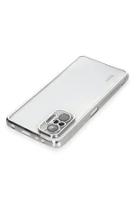 Newface Xiaomi Redmi Note 10 Pro Kılıf Razer Lensli Silikon - Gümüş - Görsel 4