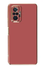 Newface Xiaomi Redmi Note 10 Pro Kılıf Volet Silikon - Kırmızı - Görsel 2