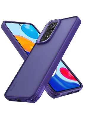 Newface Xiaomi Redmi Note 11 Kılıf Elegant Kapak - Derin Mor