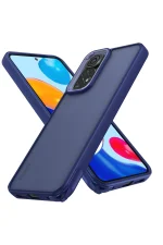 Newface Xiaomi Redmi Note 11 Kılıf Elegant Kapak - Lacivert