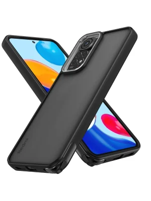 Newface Xiaomi Redmi Note 11 Kılıf Elegant Kapak - Siyah