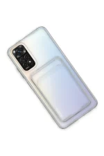 Newface Xiaomi Redmi Note 11 Kılıf Kart Şeffaf Silikon - Şeffaf - Görsel 3