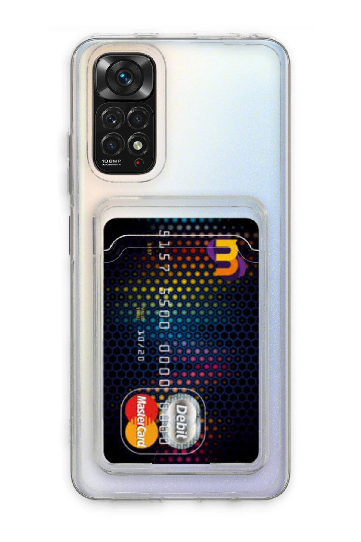 newface-xiaomi-redmi-note-11-kilif-kart-seffaf-silikon-seffaf-default.webp Newface Xiaomi Redmi Note 11 Kılıf Kart Şeffaf Silikon - Şeffaf - Görsel 1