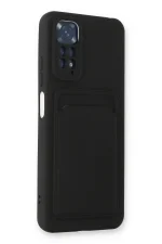 Newface Xiaomi Redmi Note 11 Kılıf Kelvin Kartvizitli Silikon - Siyah - Görsel 3