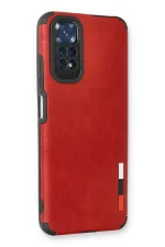 Newface Xiaomi Redmi Note 11 Kılıf Loop Deri Silikon - Kırmızı - Görsel 2