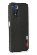 Newface Xiaomi Redmi Note 11 Kılıf Loop Deri Silikon - Siyah - Görsel 2