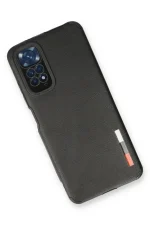 Newface Xiaomi Redmi Note 11 Kılıf Loop Deri Silikon - Siyah - Görsel 3