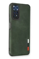 Newface Xiaomi Redmi Note 11 Kılıf Loop Deri Silikon - Yeşil - Görsel 2