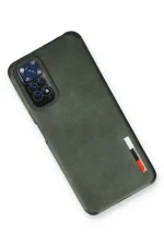 Newface Xiaomi Redmi Note 11 Kılıf Loop Deri Silikon - Yeşil - Görsel 3