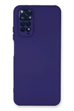 Newface Xiaomi Redmi Note 11 Kılıf Nano içi Kadife Silikon - Mor