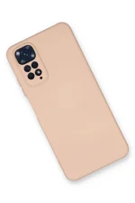 Newface Xiaomi Redmi Note 11 Kılıf Nano içi Kadife Silikon - Pudra - Görsel 3