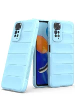 Newface Xiaomi Redmi Note 11 Kılıf Optimum Silikon - Sky Blue - Görsel 2