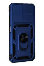 Newface Xiaomi Redmi Note 11 Kılıf Pars Lens Yüzüklü Silikon - Lacivert - Görsel 2