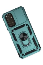 Newface Xiaomi Redmi Note 11 Kılıf Pars Lens Yüzüklü Silikon - Yeşil - Görsel 3