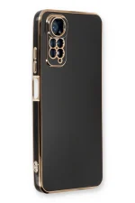 Newface Xiaomi Redmi Note 11 Kılıf Volet Silikon - Siyah