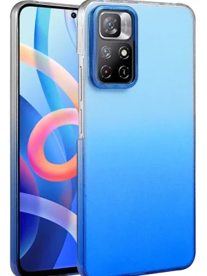 Newface Xiaomi Redmi Note 11 Pro Glossy Kapak - Mavi