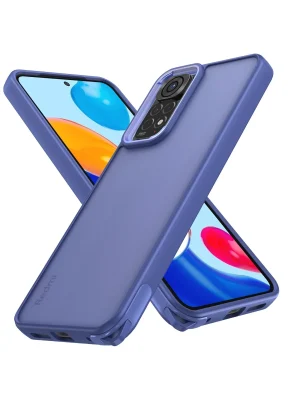 Newface Xiaomi Redmi Note 11 Pro Kılıf Elegant Kapak - Açık Mavi