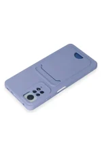 Newface Xiaomi Redmi Note 11 Pro Kılıf Kelvin Kartvizitli Silikon - Lila - Görsel 3