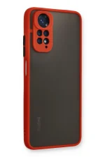 Newface Xiaomi Redmi Note 11 Pro Kılıf Montreal Silikon Kapak - Kırmızı - Görsel 2