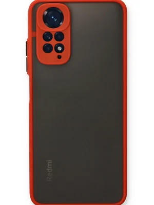 Newface Xiaomi Redmi Note 11 Pro Kılıf Montreal Silikon Kapak - Kırmızı