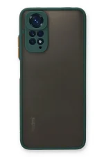 Newface Xiaomi Redmi Note 11 Pro Kılıf Montreal Silikon Kapak - Yeşil