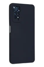 Newface Xiaomi Redmi Note 11 Pro Kılıf Nano içi Kadife Silikon - Lacivert - Görsel 3