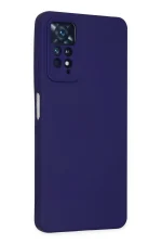 Newface Xiaomi Redmi Note 11 Pro Kılıf Nano içi Kadife Silikon - Mor - Görsel 3
