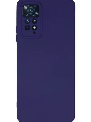 Newface Xiaomi Redmi Note 11 Pro Kılıf Nano içi Kadife Silikon - Mor