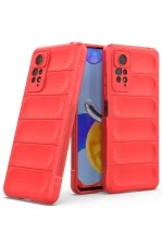 Newface Xiaomi Redmi Note 11 Pro Kılıf Optimum Silikon - Kırmızı - Görsel 2