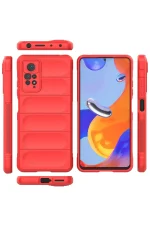 Newface Xiaomi Redmi Note 11 Pro Kılıf Optimum Silikon - Kırmızı - Görsel 3