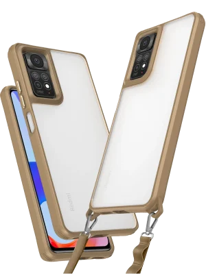 Newface Xiaomi Redmi Note 11 Pro Kılıf Penta Silikon Kılıf - Çöl Titanyum