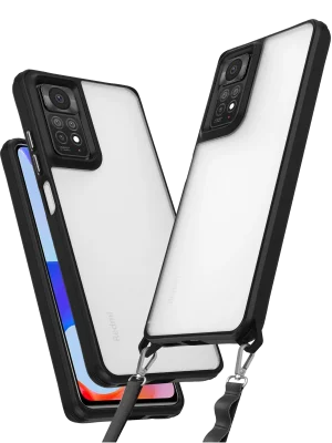 Newface Xiaomi Redmi Note 11 Pro Kılıf Penta Silikon Kılıf - Siyah