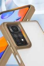 Newface Xiaomi Redmi Note 11 Pro Kılıf Penta Silikon Kılıf - Titan Gri - Görsel 2