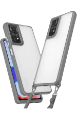 Newface Xiaomi Redmi Note 11 Pro Kılıf Penta Silikon Kılıf - Titan Gri